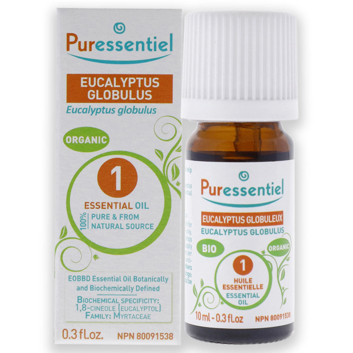 Eucalyptus Globulus Organic Essential Oil 0.33 oz U309414