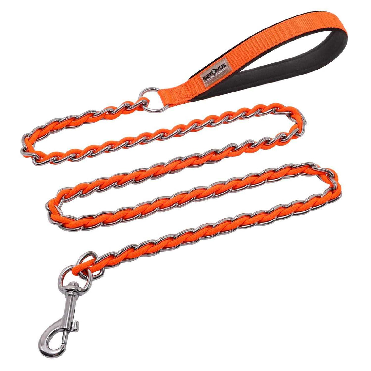 Chew Proof Metal Chain Dog Leash for Medium Large Dogs B851110