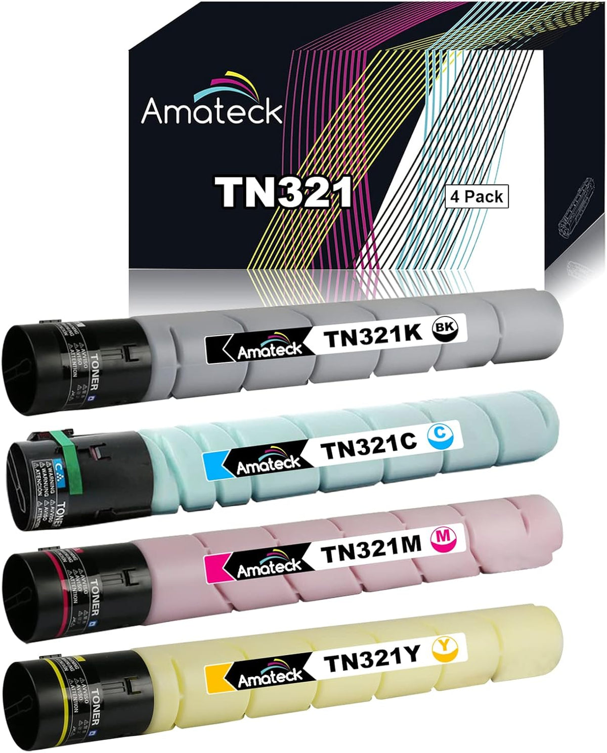 Compatible Toner Cartridge Replacement 4 Pack D650119