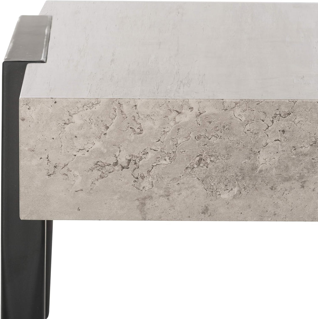 Light Grey and Black Coffee Table X52138