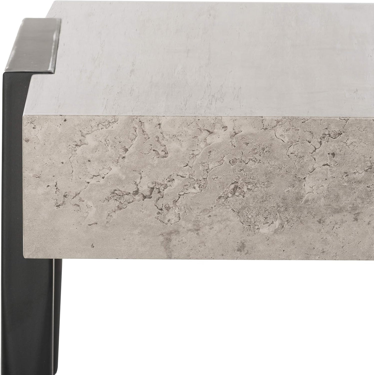 Light Grey and Black Coffee Table X52138