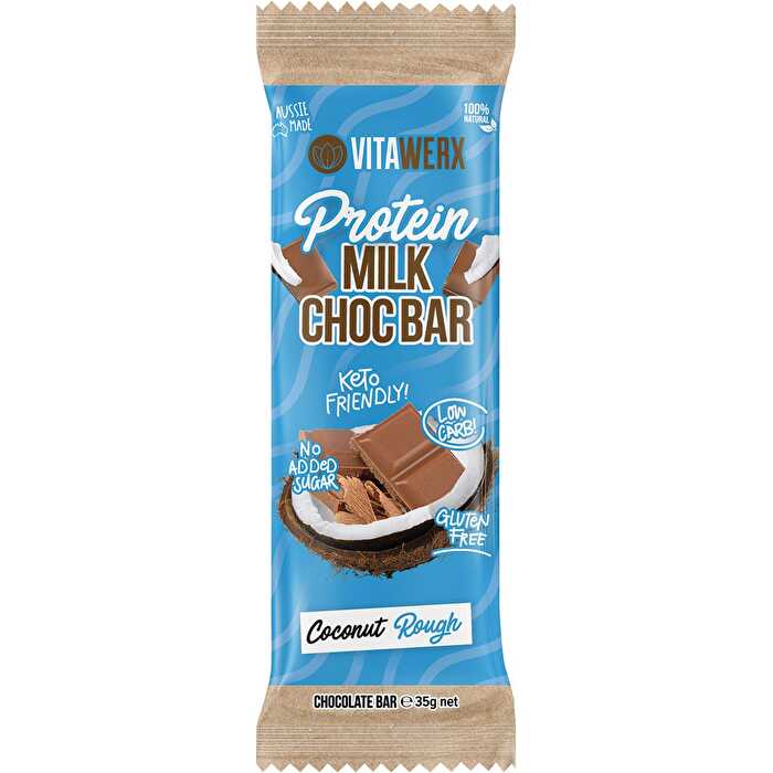 Protein Milk Chocolate Bar Coconut Rough 12x35g L635049