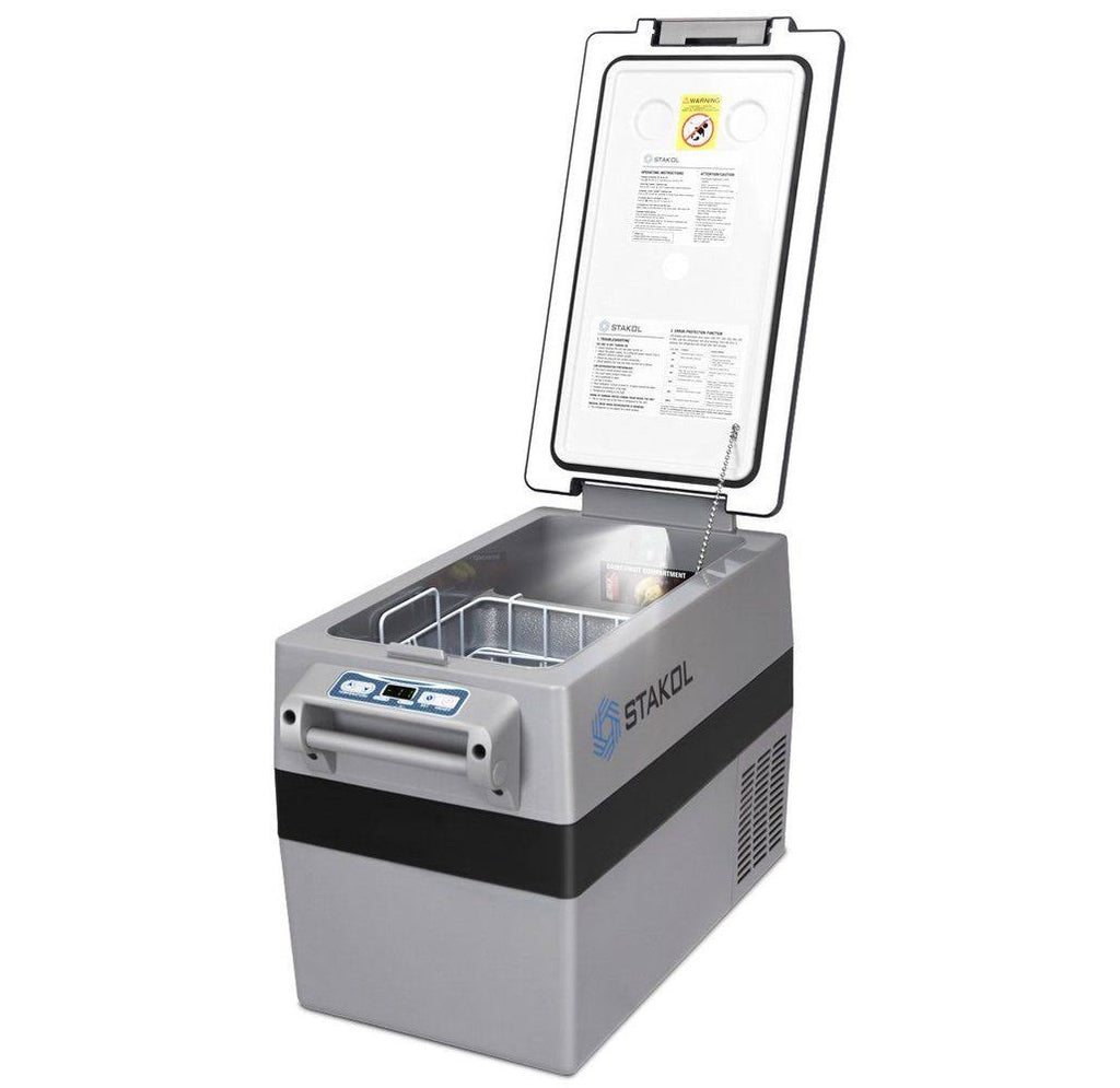 44 Quarts Portable Electric Car Cooler Refrigerator/Freezer Compressor Black Gray N763856