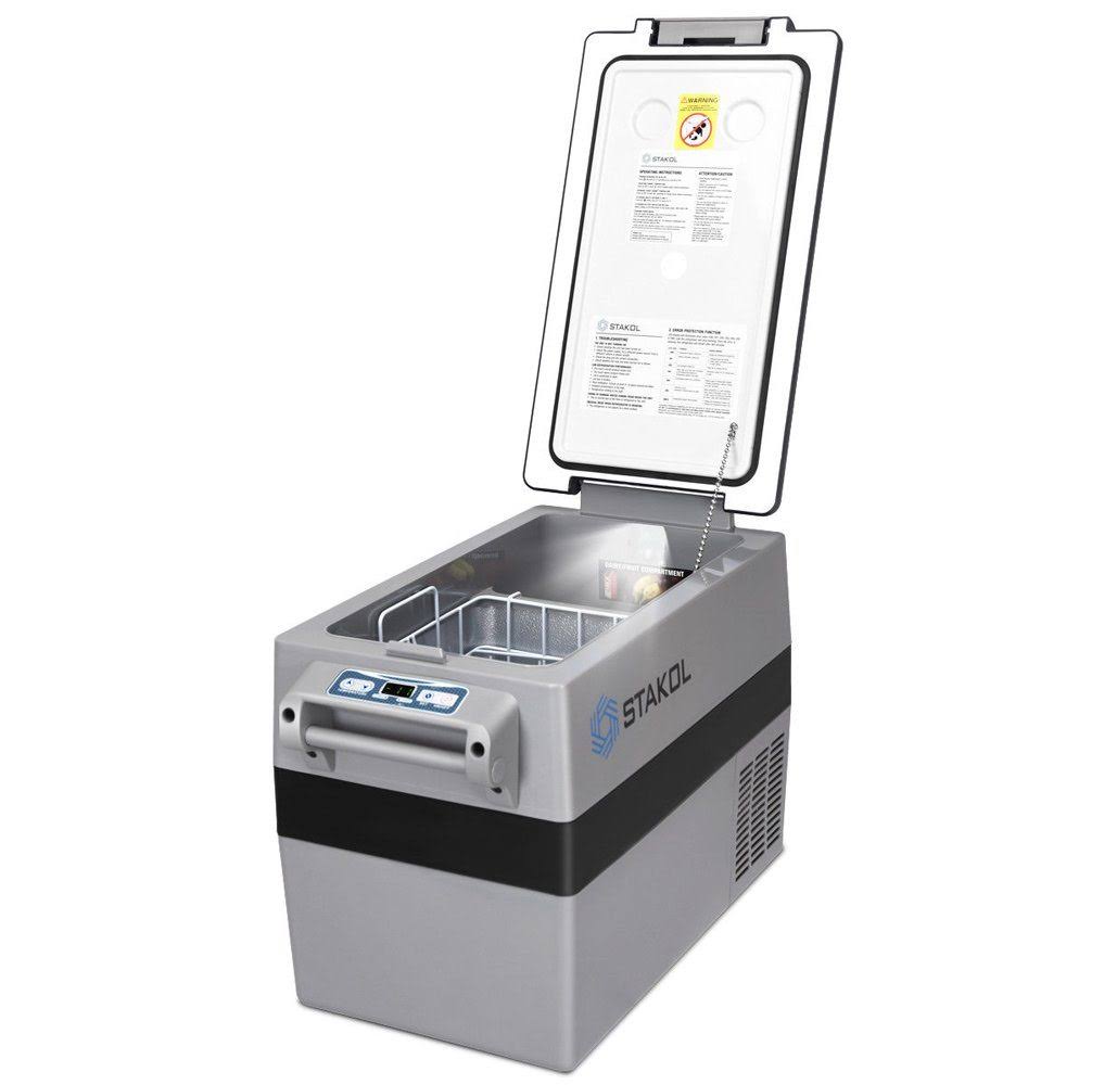 44 Quarts Portable Electric Car Cooler Refrigerator/Freezer Compressor Black Gray N763856