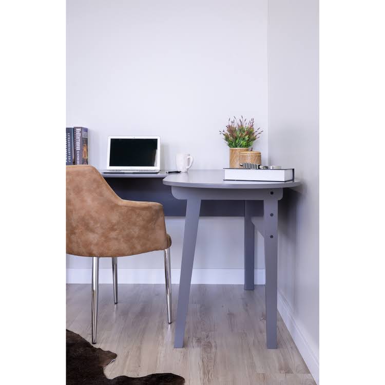Grey L Shaped Corner Desk V71572