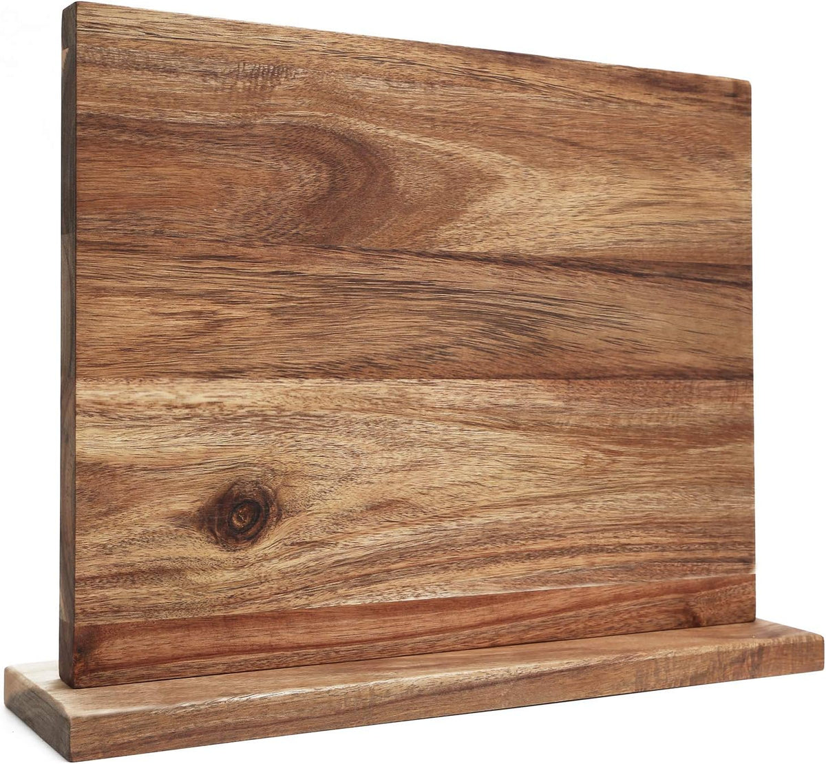 Magnetic Chef Knife Acacia Wooden Block Holder 17 X 13 Inches Rack B6415