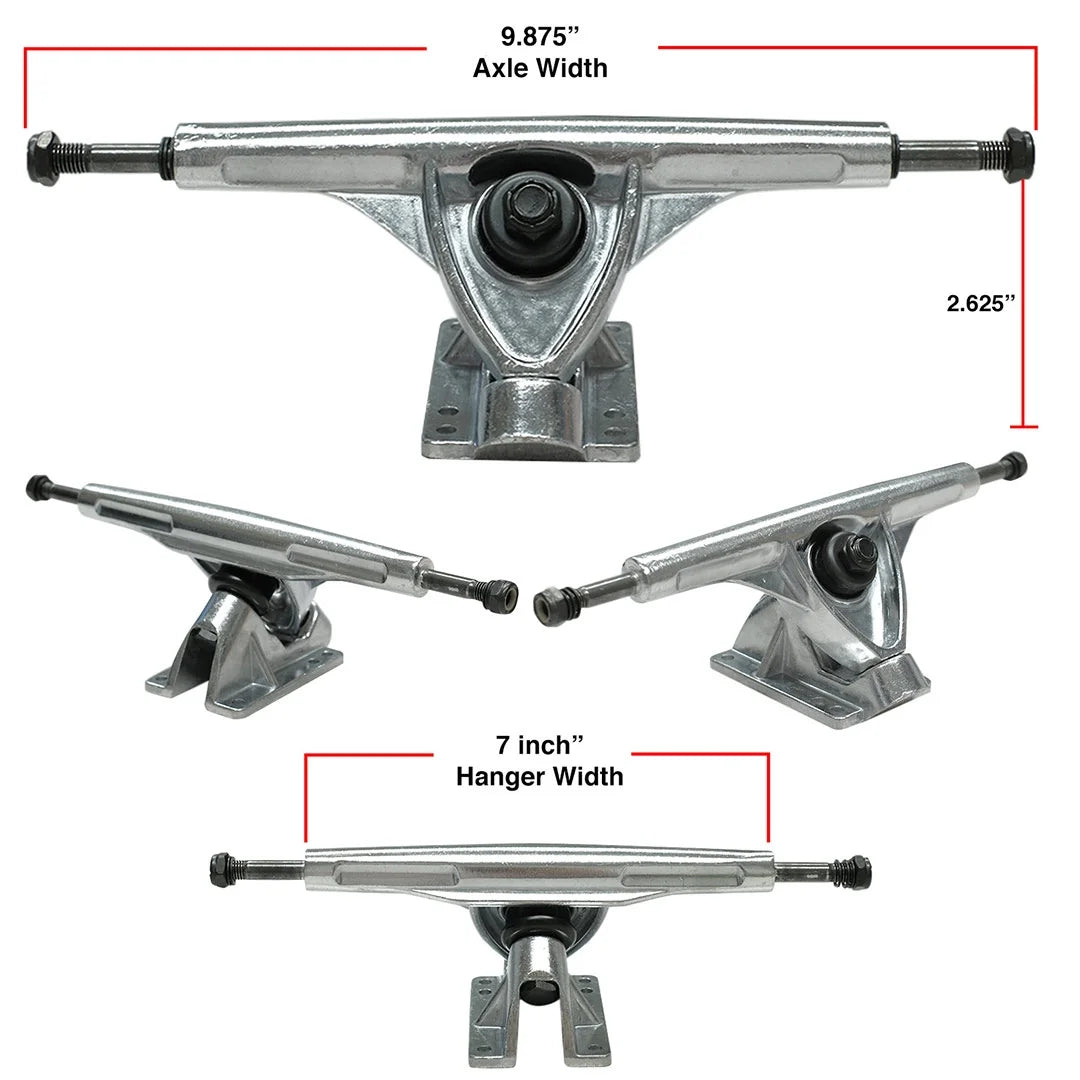 Longboard Skateboard Kicktail Cruiser 40" x 10" with Black Grip Tape Aluminum Alloy Truck 71mm Wheels I607880