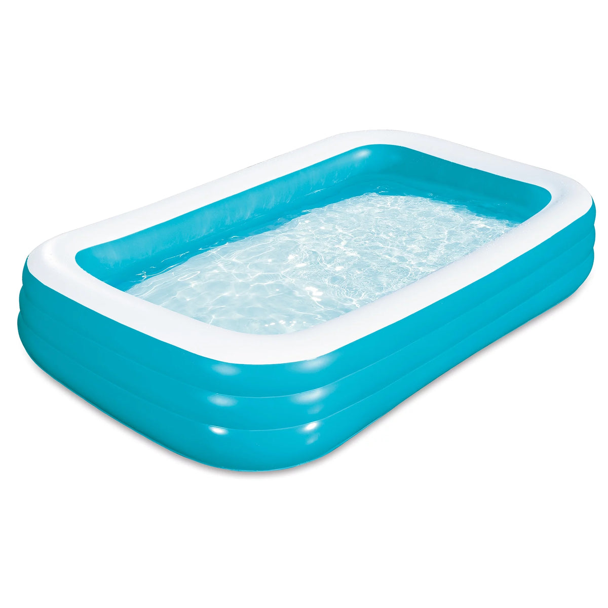 Blue Rectangular Inflatable Family Pool T3101