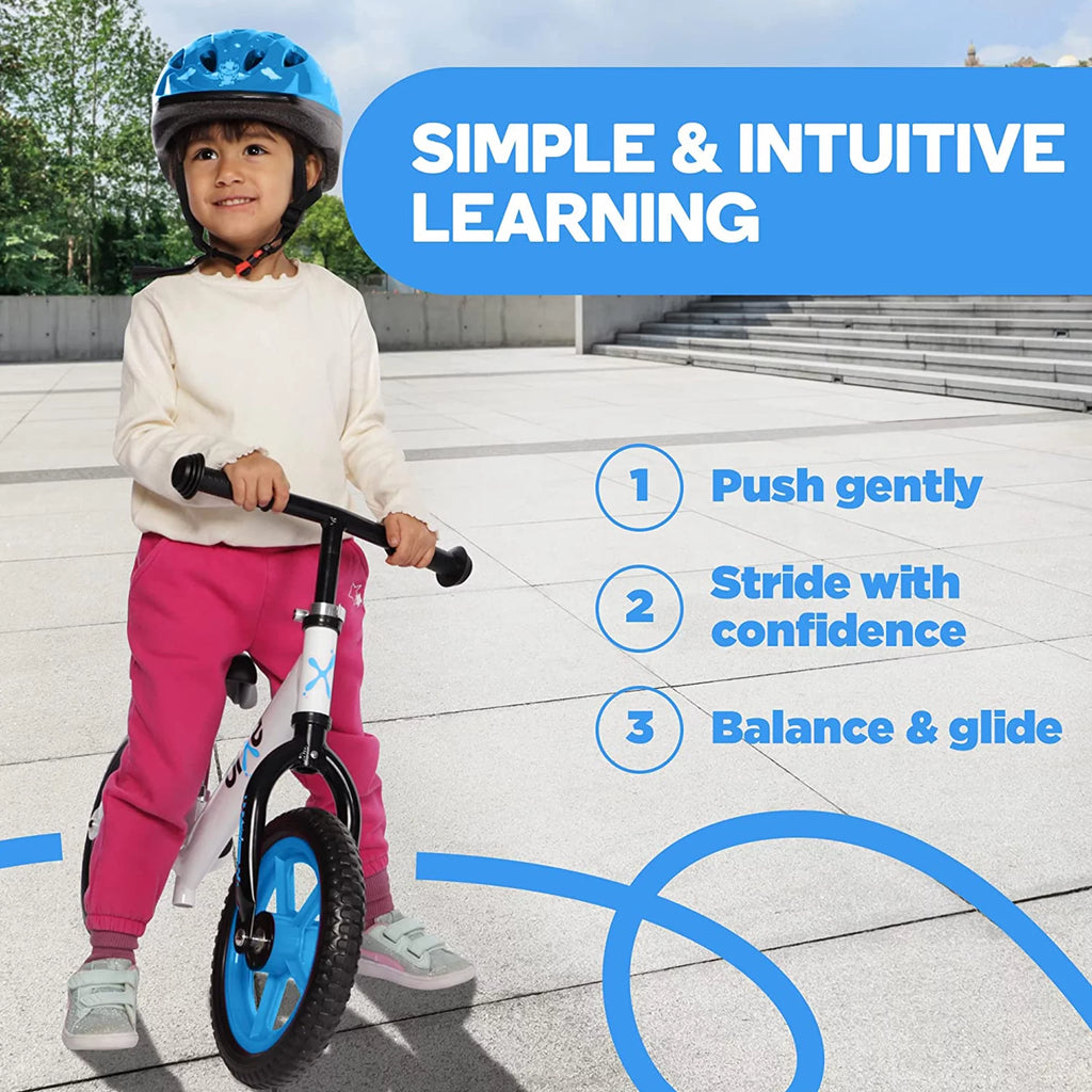 Aluminum Toddler Balance Bike Lightweight 12” No-Pedal Purple J815315
