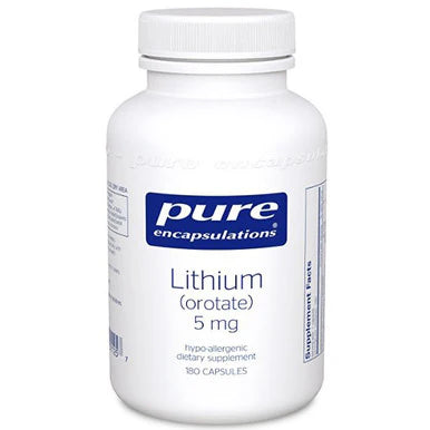 Lithium Orotate 5mg 180 Capsules P6206