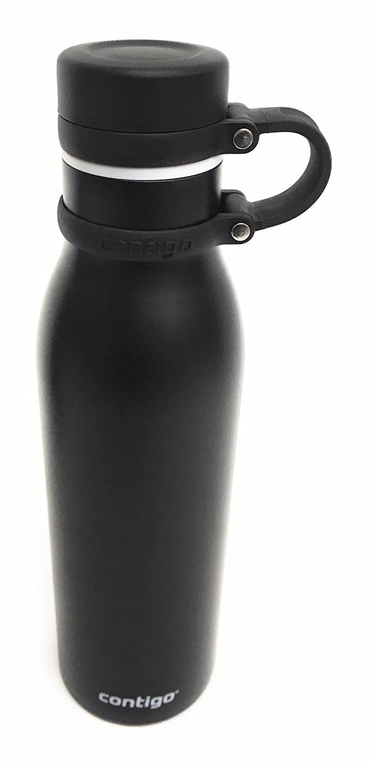 20 oz Stainless Steel Water Bottle 2-Pk Matte Black J3971