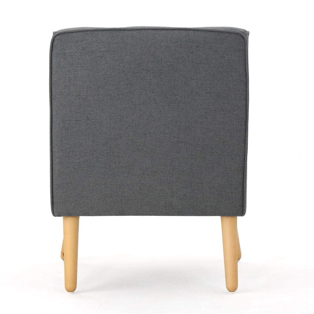 Charcoal Fabric Arm Chair S674