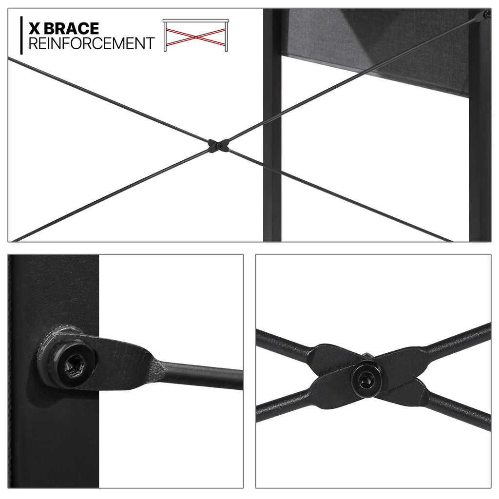 Black Computer Desk with Storage Bag N277760