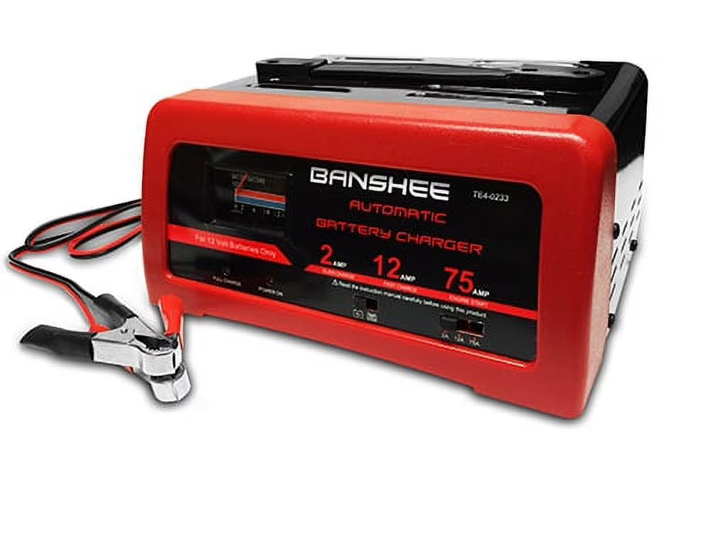 12V Automatic Battery Charger 2/12/75 AMP H72245