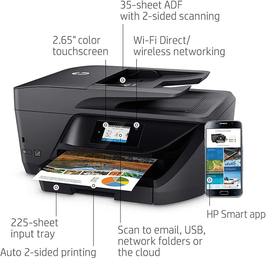 HP OfficeJet Pro Color Inkjet All-in-One Wireless Printer I3349