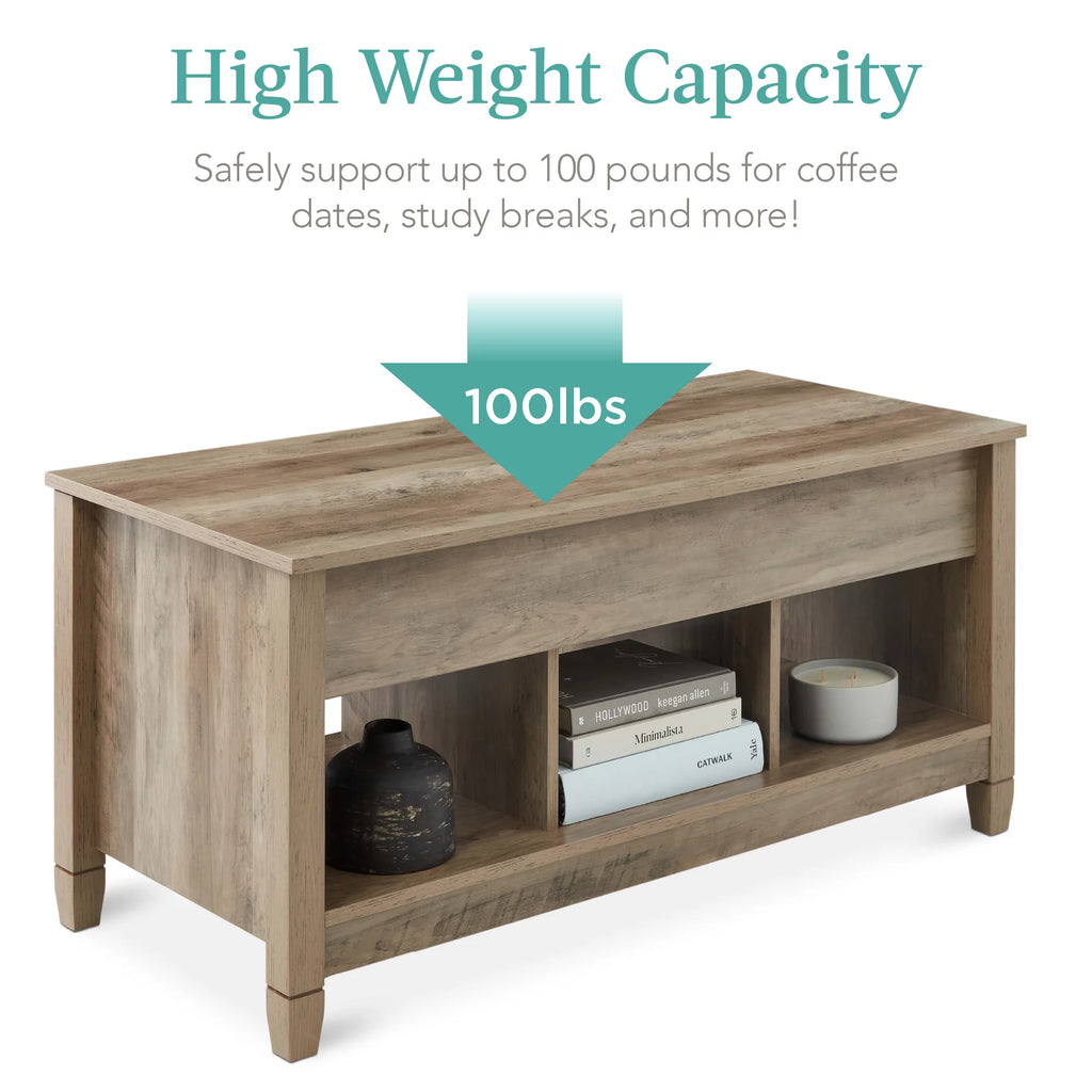 Lift Top Coffee Table with Hidden Storage C290811