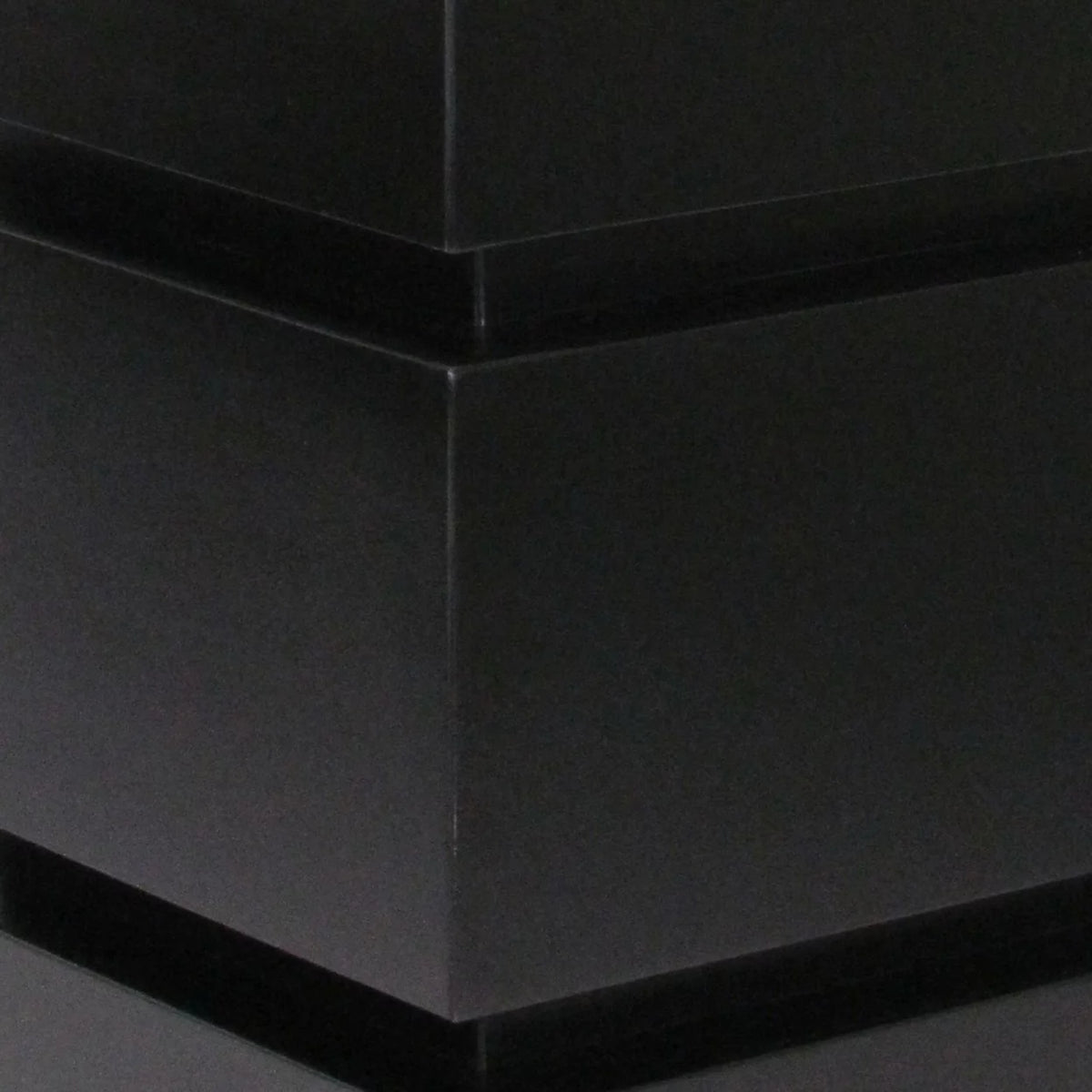 Antique Black Wooden Pedestal Stand Z856358