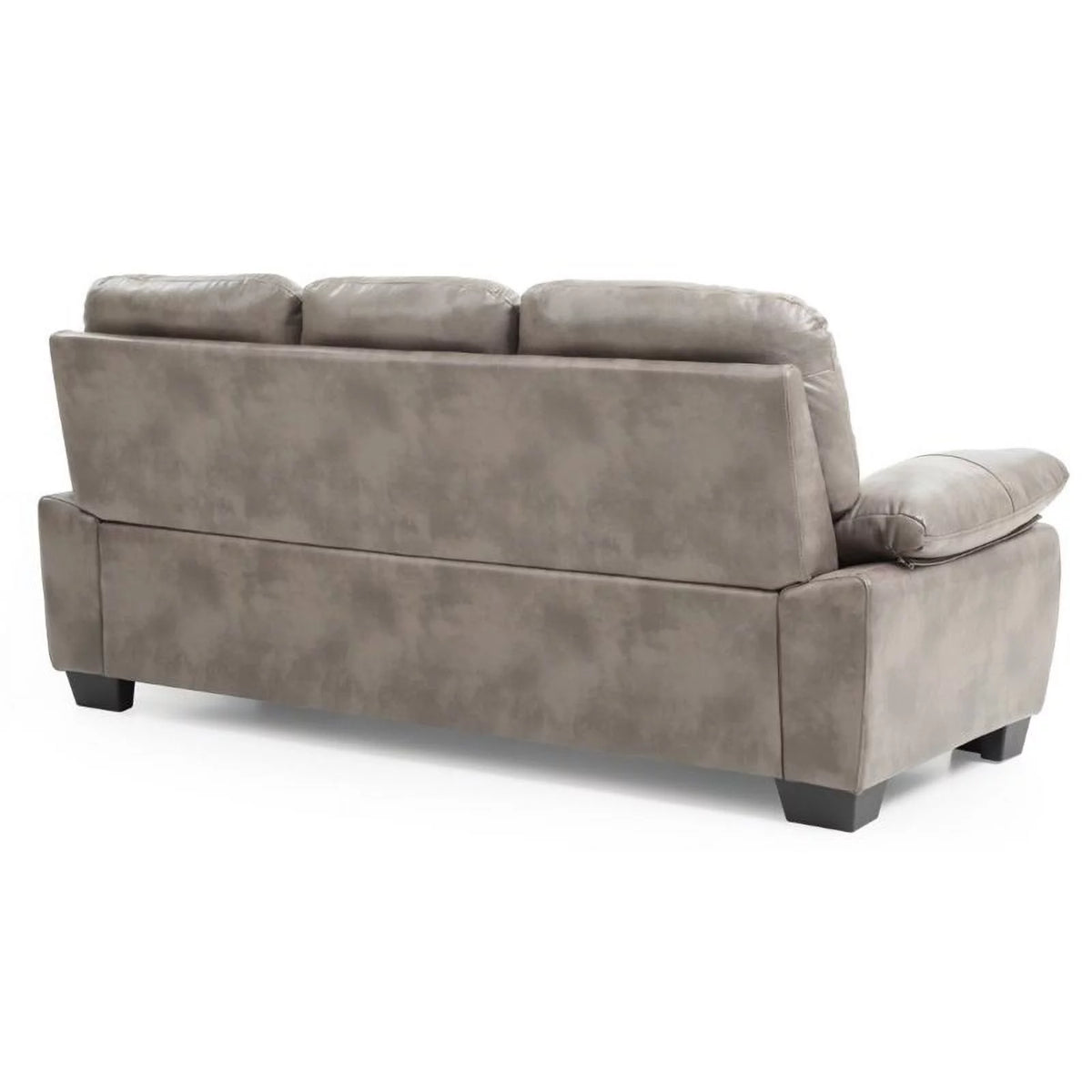 Gray Faux Leather Sofa K684981