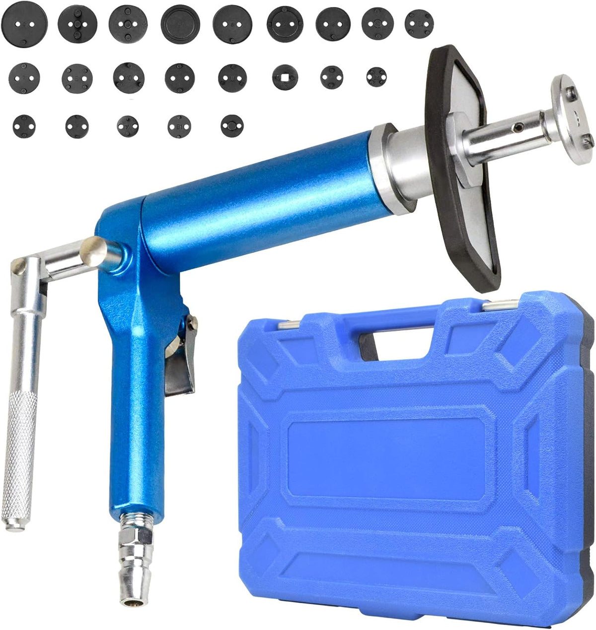 23 Pc Pneumatic Brake Caliper Wind Back Tool Kit with Adapters Y841