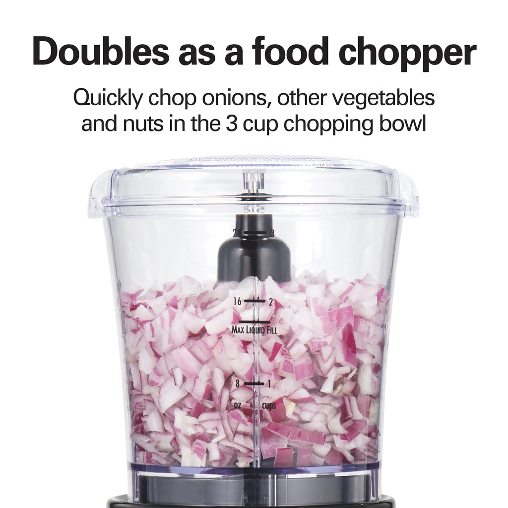 40 oz. Glass Jar Blender with 3-Cup Chopper, 700 Watts, Stainless Steel C81349