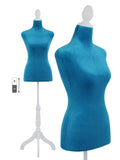49.6-63.6 inch Height Adjustable Foam Sewing Mannequin with Base Stand R2796
