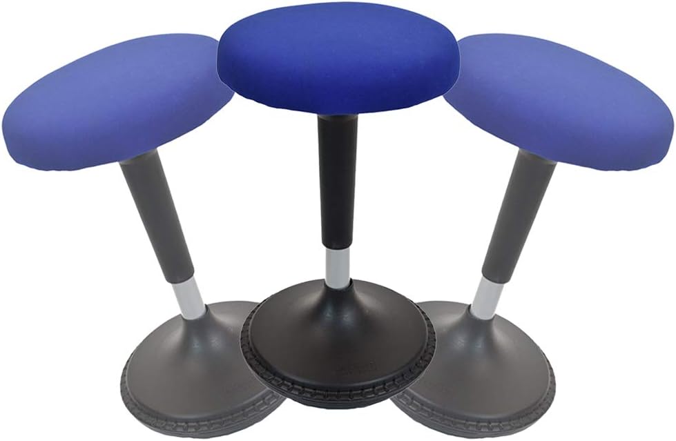 Black Adjustable Wobble Stool W960