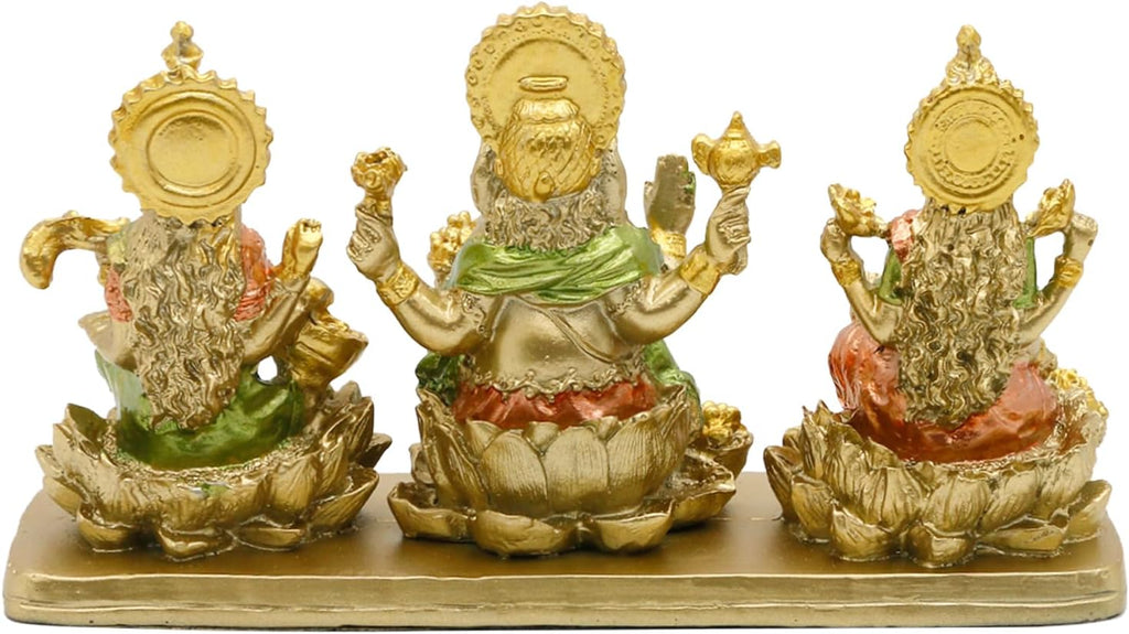 Hindu Lakshmi Ganesha Saraswati Statue J67149