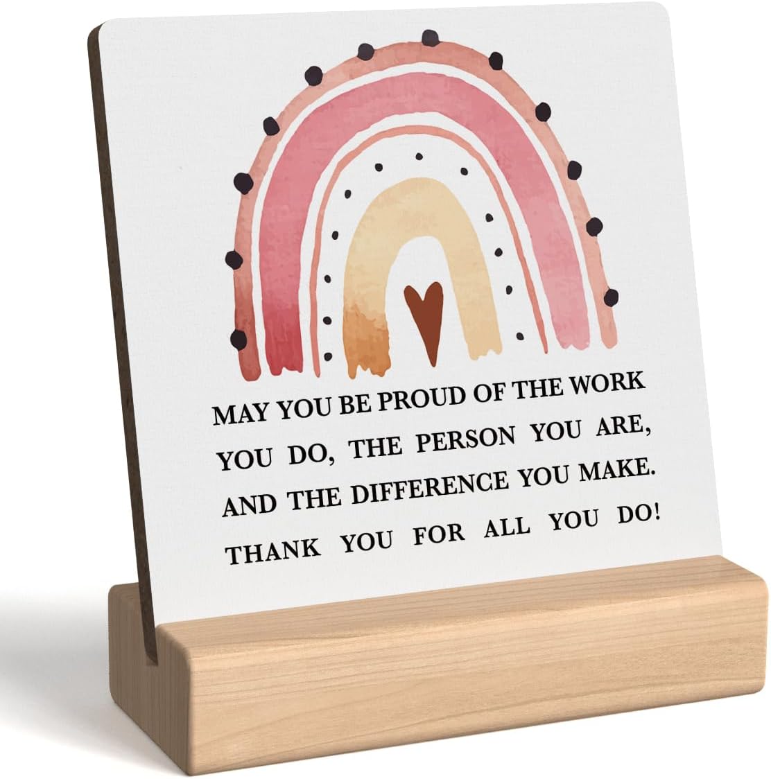 Desk Decor Sign 4x4 Inches L848276