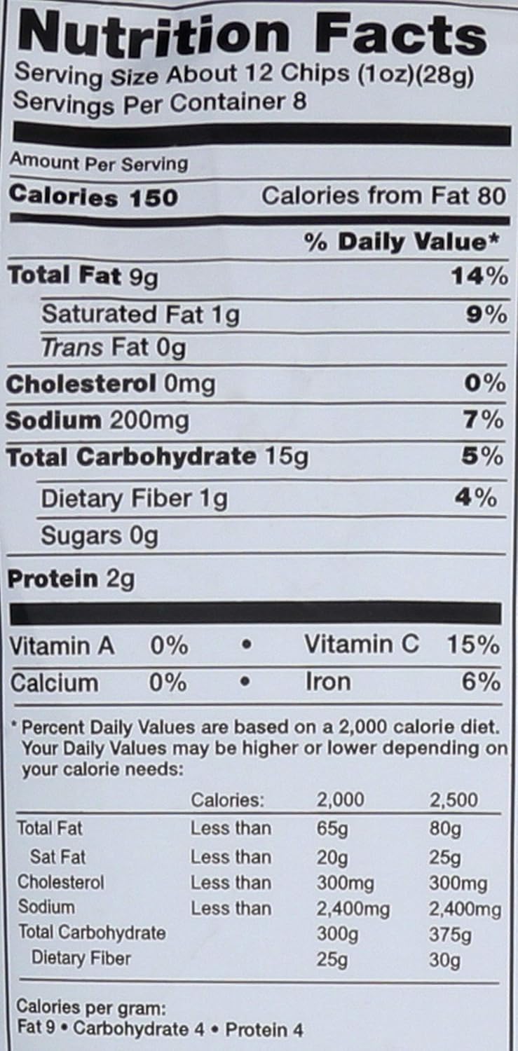 Sea Salt Pepper And Onion Potato Chips, 8 OZ E346014