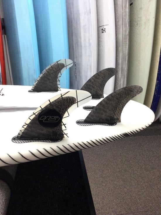 Carbon Large Tri Quad Fin Set U7774