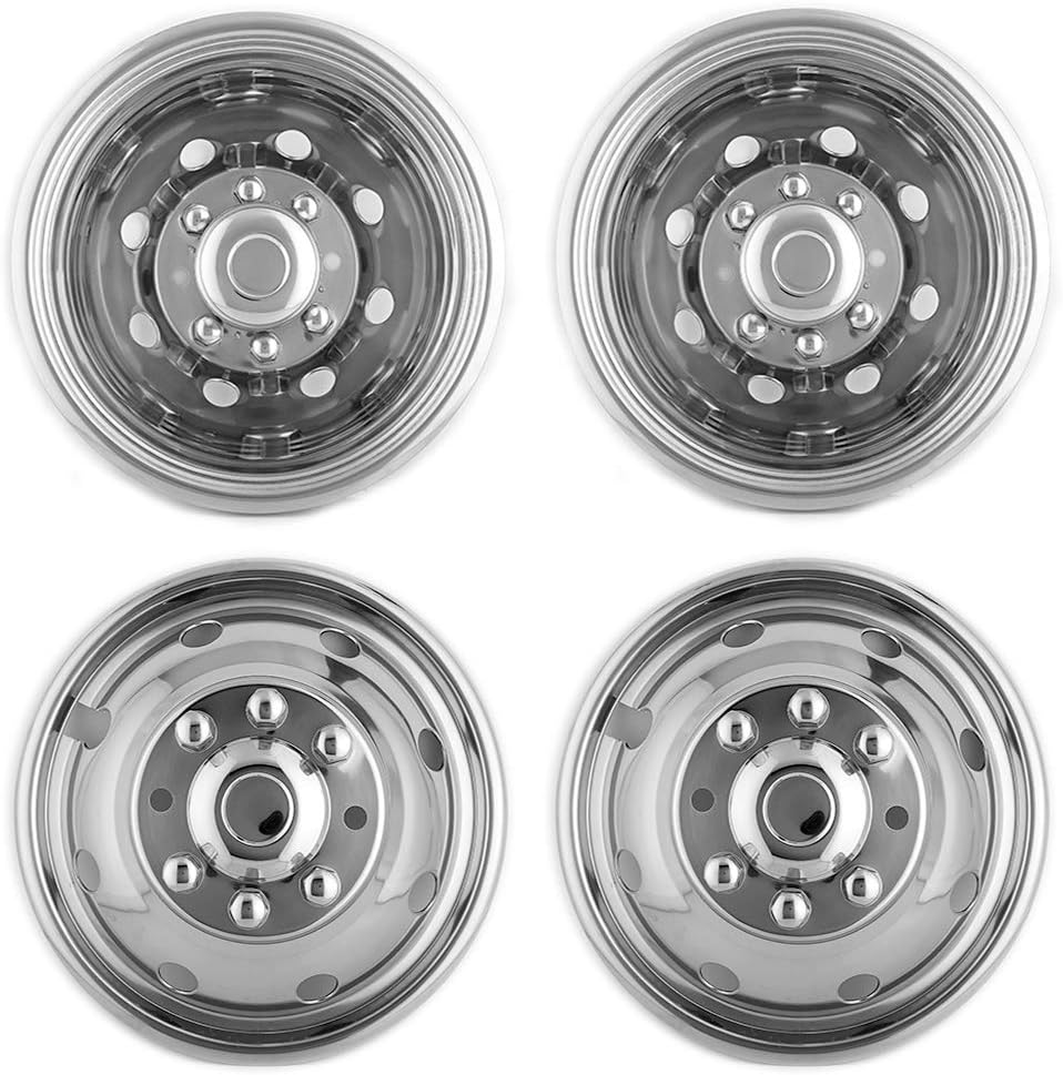 19.5inch Polished Stainless Steel Dually Wheel Simulators G439