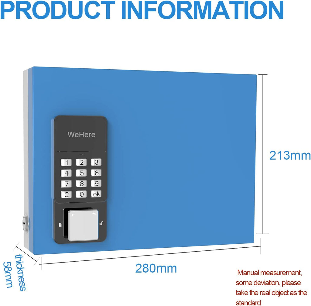 Metal 16 Key Cabinet Wall Mount Z402