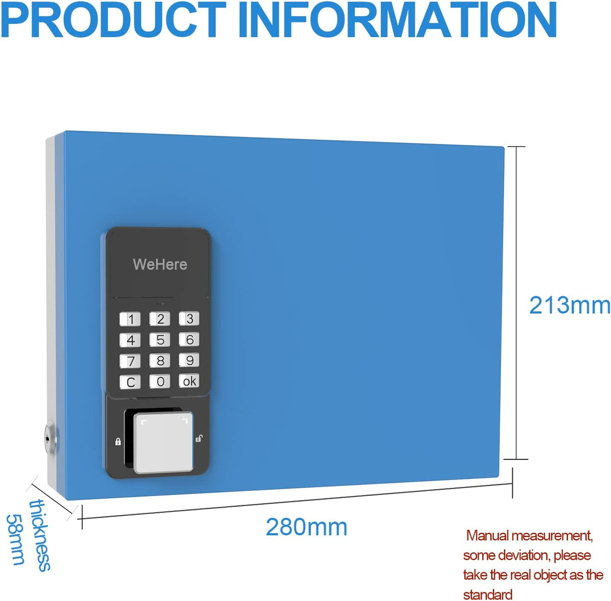 Metal 16 Key Cabinet Wall Mount Z402
