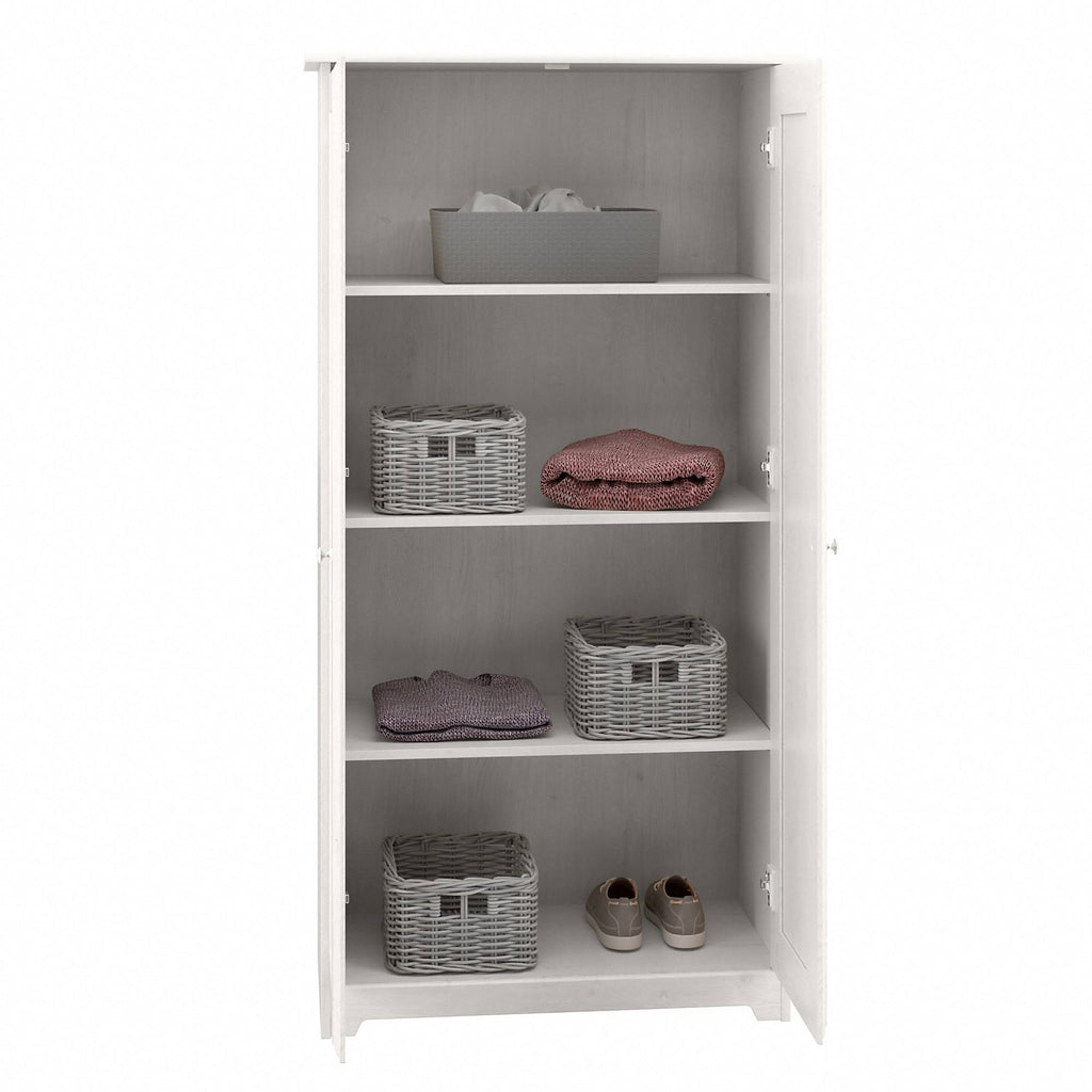 Tall Storage Cabinet with Doors Reclaimed Pine V73170