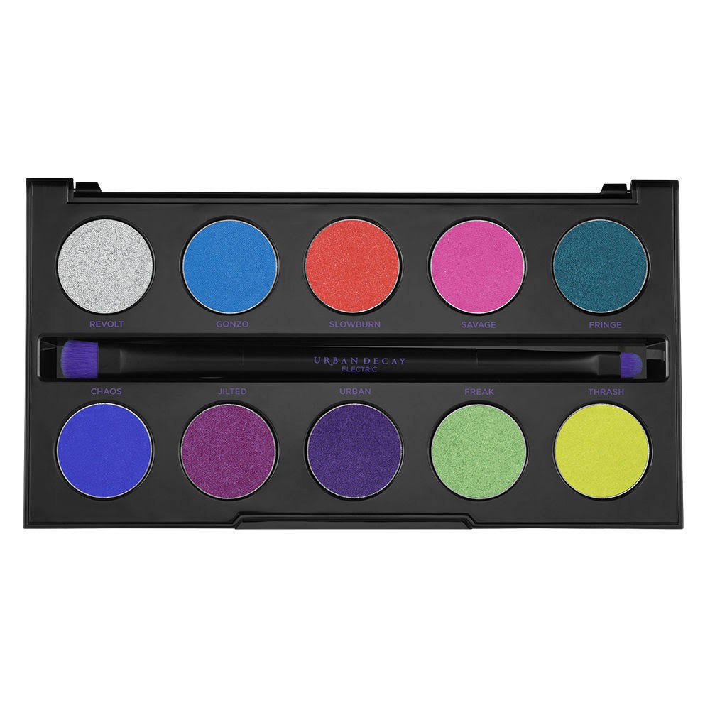 Electric Pressed Pigment Eyeshadow Palette with Brush L88700