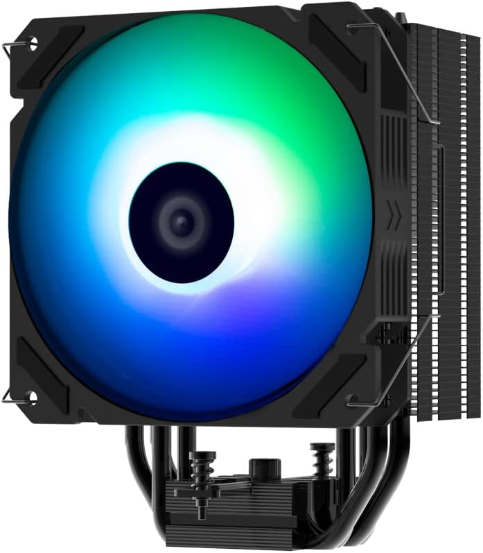 ATX Mid Tower PC Case with Black CPU Cooler W738
