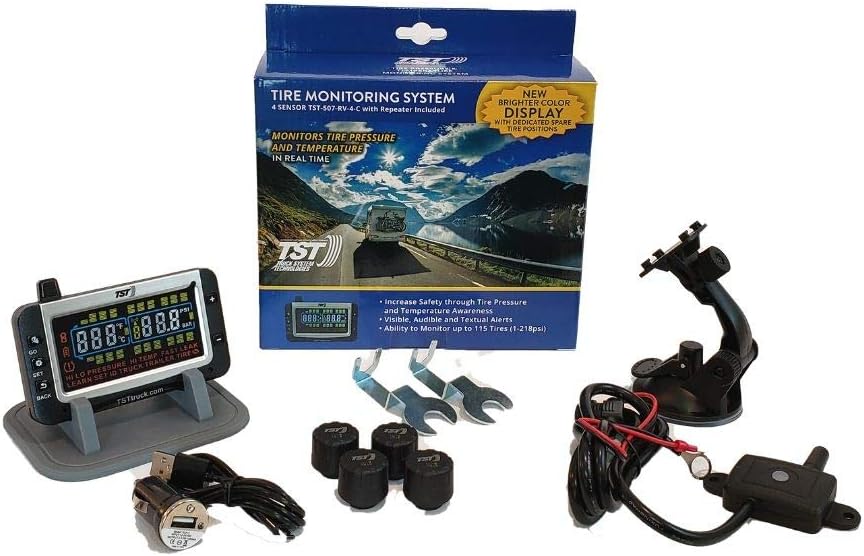 Tire Pressure Monitor with 4 Cap Sensors with Color Display K67211