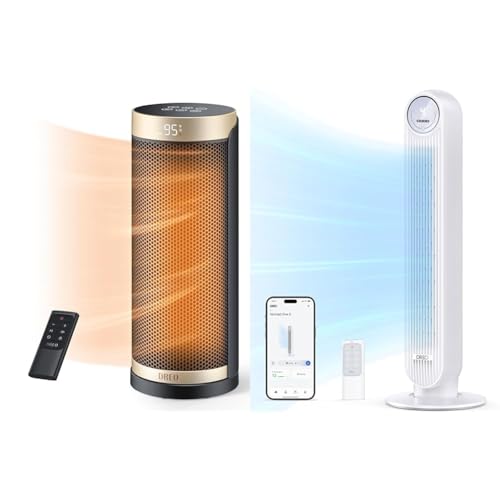70° Oscillating 42 Inch Quiet Tower Heater with Remote A887
