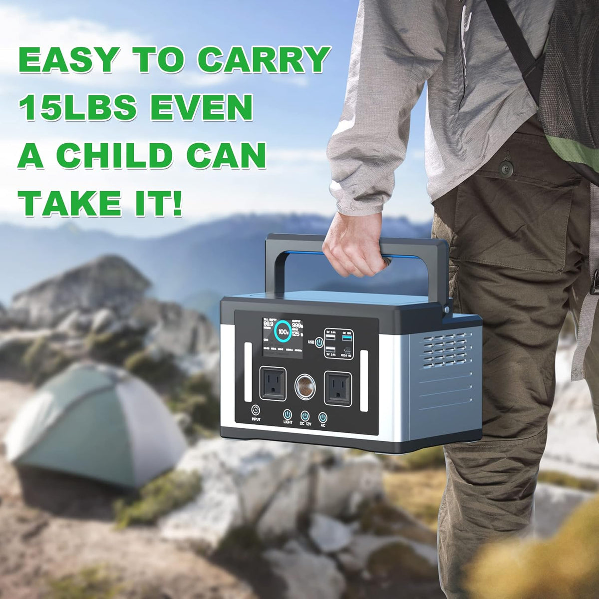 700W Portable Power Station 577Wh M743