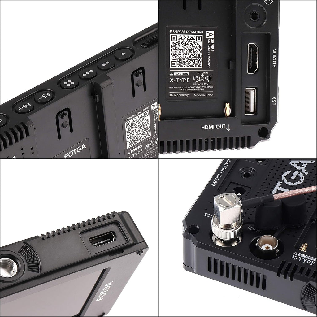 5inch Touchscreen Camera Field Monitor with Battery Charger Carry Case I44792