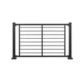 Black Frame Black Rod Rail Kit S92482