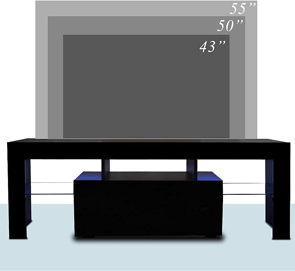 LED TV Cabinet TV Stands with Color Change Lighting for 45/55/65 Inch H543