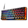 Black 60% Wired Gaming Keyboard with RGB Lighting A803