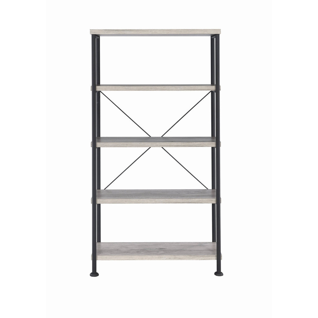 Antique Nutmeg 4-Shelf Bookcase T4973