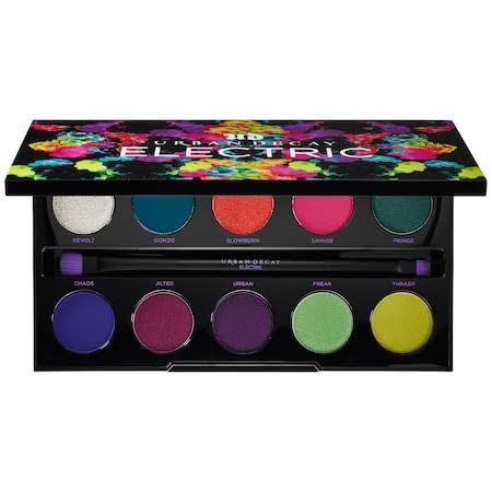 Electric Pressed Pigment Eyeshadow Palette with Brush L88700
