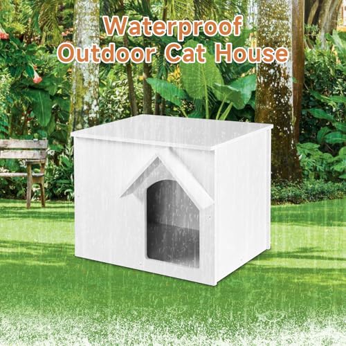 Waterproof Insulated Cat House with Escape Door O5858