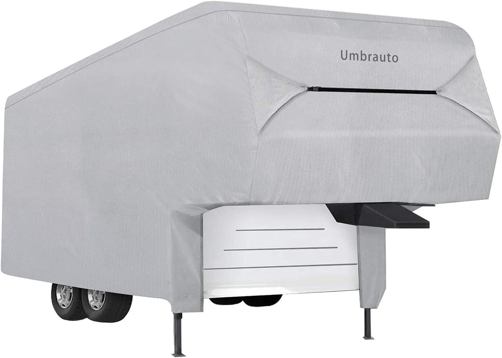 5th Wheel RV Cover 3 Layers Waterproof Breathable Gray V788