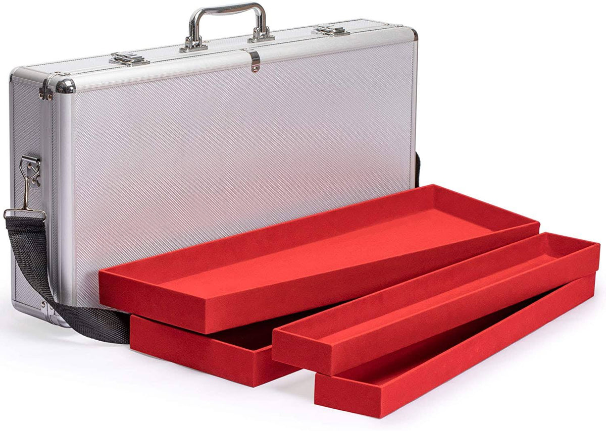 Aluminum Case with Shoulder Strap for Mahjong Set S4308