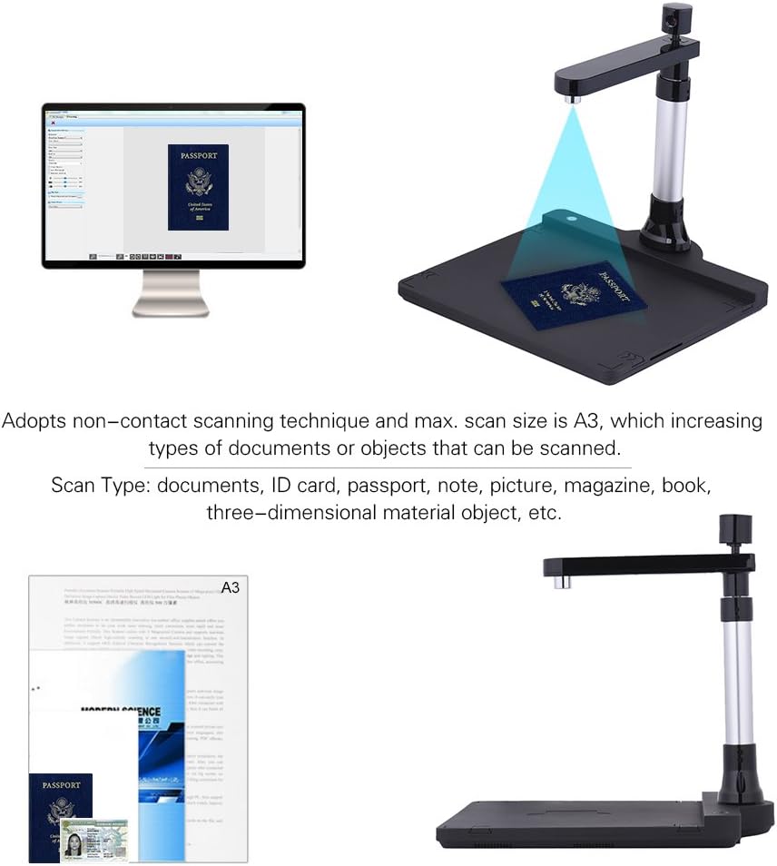 Book Scanner, Dual Lens, A3 Scanning Size F48108