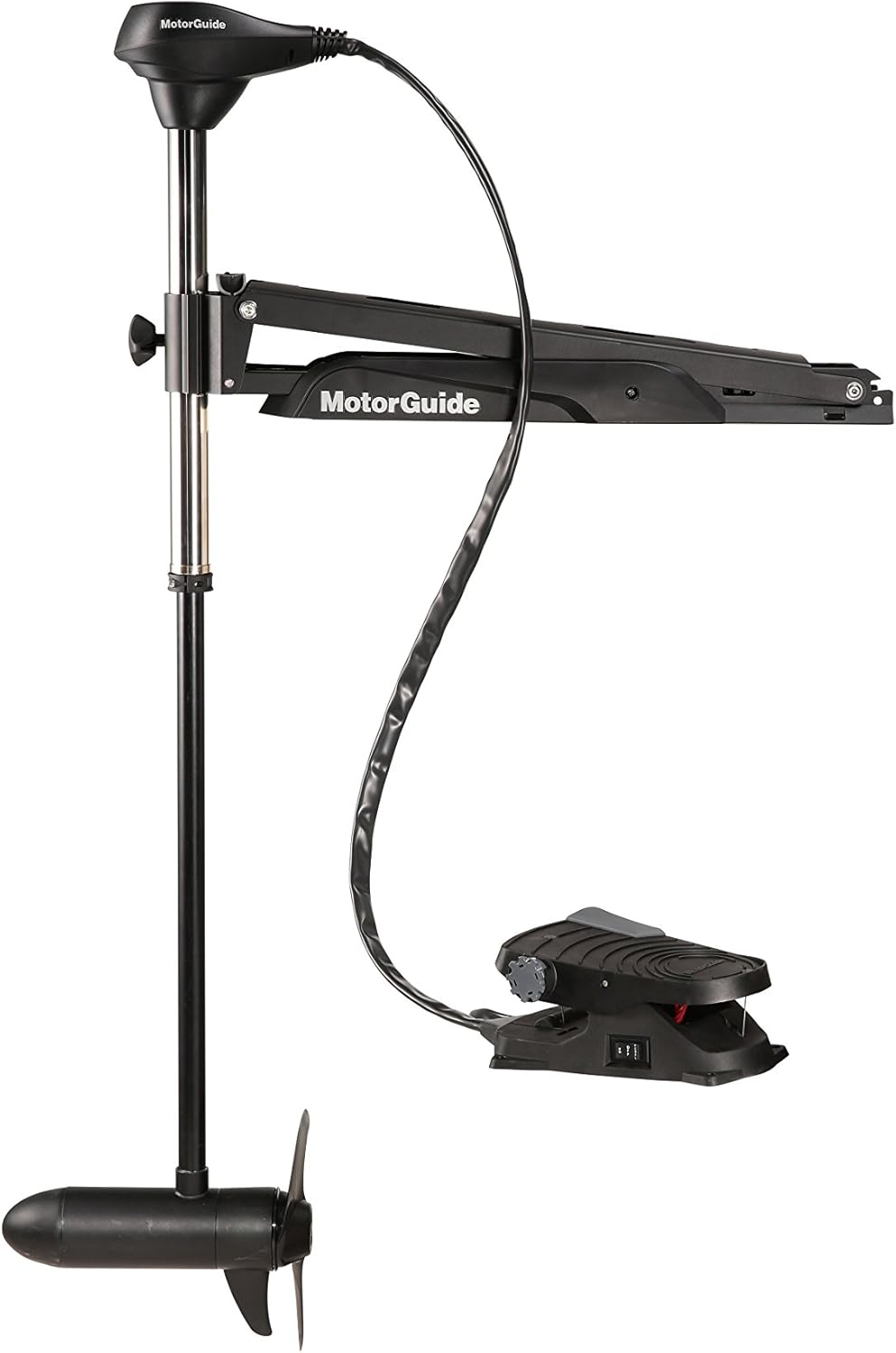45-Inch Shaft 55-Pound Peak Thrust Cable Steer Foot-Control Trolling Motor W651525